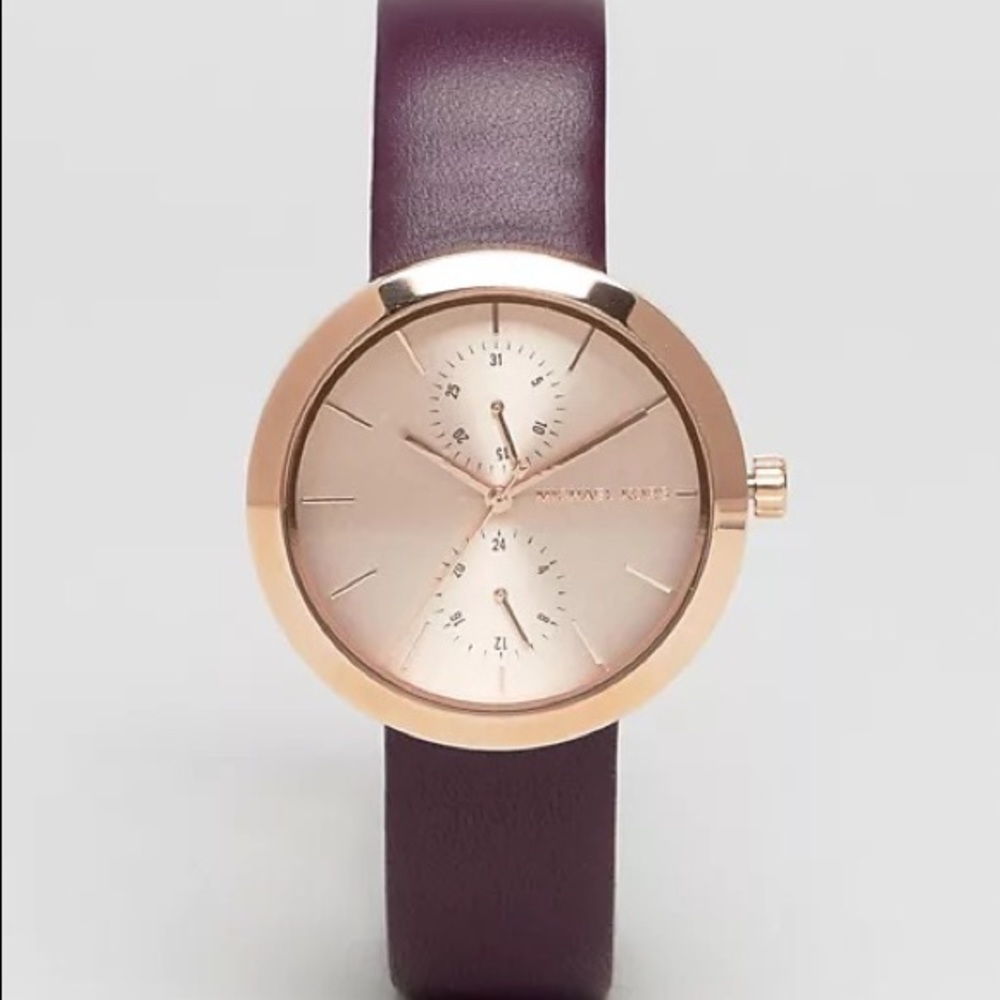 AUTHENTIC Michael Kors Purple Garner Watch (MK2575)